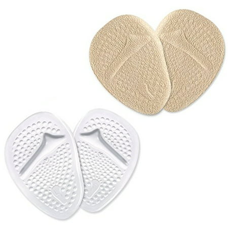 4 Pcs Anti-slip Shoe Pads Inserts Gel Forefoot Insoles for Women High Heels Sandals Relieve