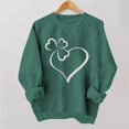 thumbnail image 6 of Craaazy Women's Crewneck Long Sleeve Sweatshirts St. Patrick's Clothes Gifts, 6 of 6