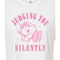 thumbnail image 3 of Disney - The Aristocats - Judging You Silently - Junior's Cropped Graphic T-Shirt, 3 of 5