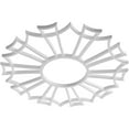 thumbnail image 2 of 24"OD x 8 1/2"ID x 3/4"P Augustus Architectural Grade PVC Pierced Ceiling Medallion, 2 of 8