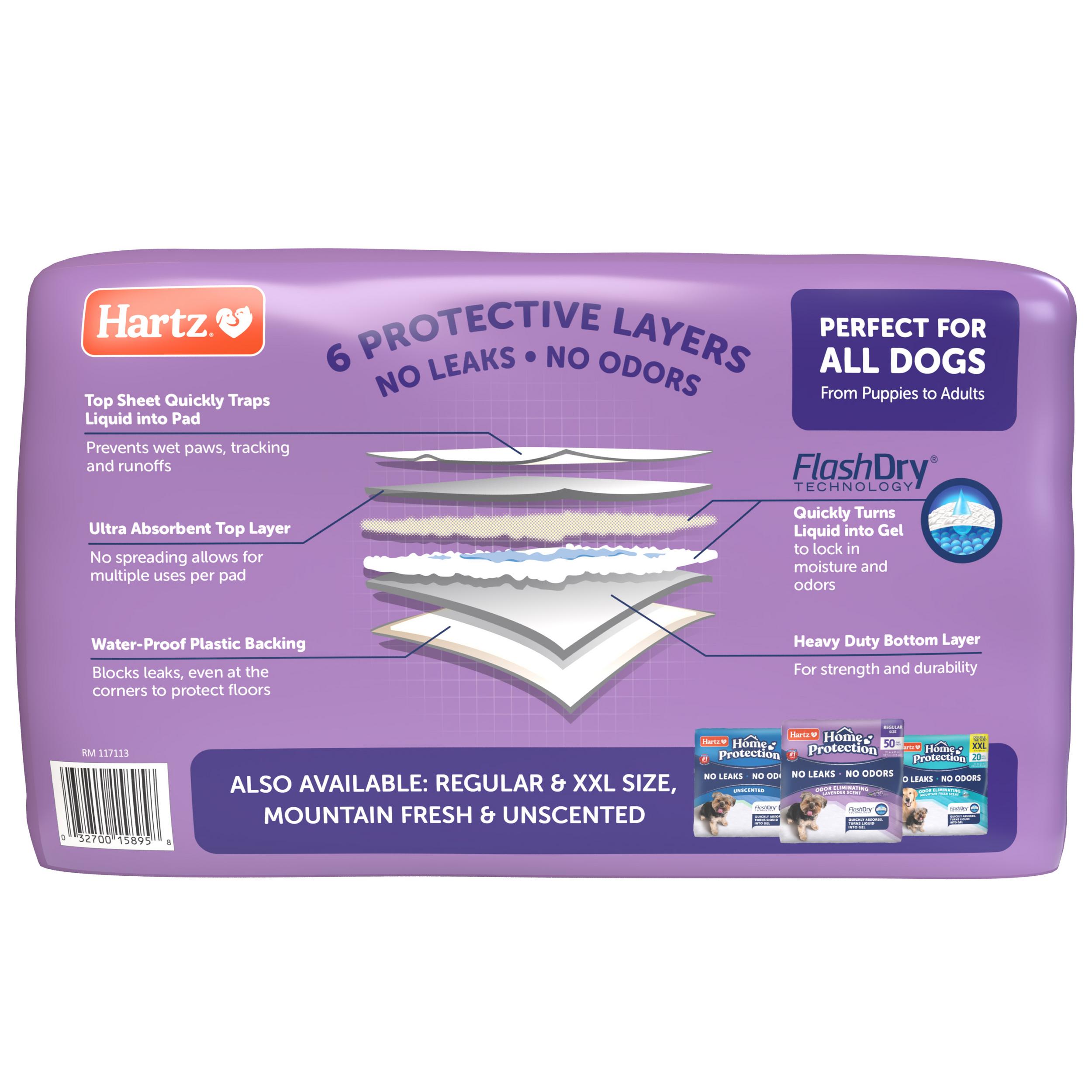 Hartz Home Protection 3XL Dog Pads, Lavender Scented, 30 Count photo 8