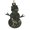 Snowman Shape, variant on Mountain Howl Wolf Wooden Christmas Ornament Angel Shape,Xmas Tree Hanging Decoration 6 PCS