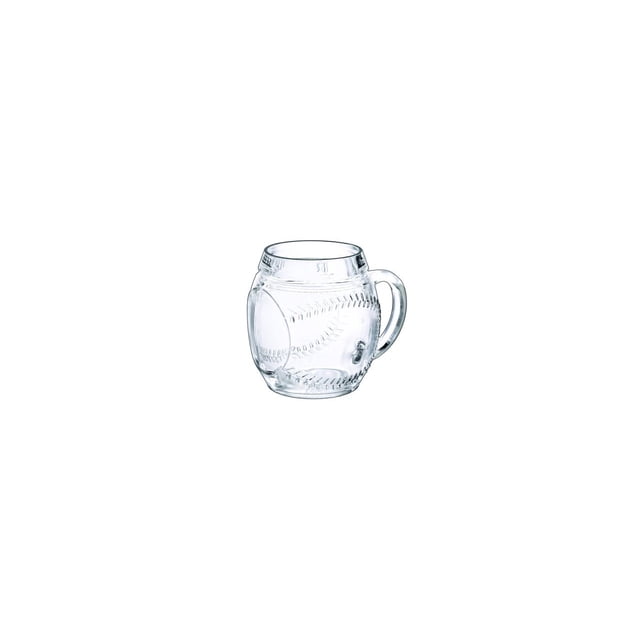 Juego De 6 Tarros De Vidrio Para Cerveza 650 Ml. Borgonovo Balon Beisbol