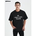 thumbnail image 3 of Mens Hi I Don't Care Thanks T shirt Funny Sarcastic Graphic Novelty Tee Graphic Tees, 3 of 9