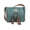 Dark Turquoise, variant on American West Leather Women's Multicompartment Cross-Body Handbag