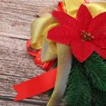 thumbnail image 4 of Guirnalda de Navidad ANGGREK decorativa de flores de seda 45x25 cm, 4 of 8