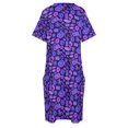 thumbnail image 4 of Vestido holgado con bolsillos para mujer ropa de fiesta color morado, 4 of 6