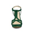 thumbnail image 6 of Allegra K Women's T Strap Slingback Platform Heeled Sandals, 6 of 6