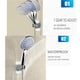 thumbnail image 3 of Soporte para cabezal de ducha ajustable, soporte de ducha de mano autoadhesivo con disco adhesivo 3M, reutilizable, resistente, impermeable, montaje en pared para baño, 3 of 7