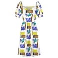 thumbnail image 5 of CHEERS AND BEERS TO 50 YEARS Sleeveless Dress Women long dress birthday dress, 5 of 7