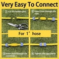 thumbnail image 4 of 3pcs Hose Repair Kit Hose Connector Hose Fitting Water Repair End Hose Mender Barbed Hose Extender Pipe Adapter, 4 of 5