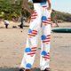 thumbnail image 2 of Pantalones de pierna ancha con estampado de bolsillo suelto informal de verano para mujer a la moda Fridja alkflakhf33522, 2 of 5