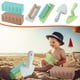 thumbnail image 1 of Juego de juguetes de arena de playa | Herramientas de construcción de simulación de 3 piezas - Material engrosado duradero - Bordes redondeados seguros | Incluye raspador de pala | Bolsa de, 1 of 9