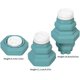 thumbnail image 2 of Taza de Viaje Plegable de Silicona, Taza de Agua Plegable, Taza de Beber con Tapas para Viajes, Senderismo, Camping,Reutilizable, portátil ，500ml XianweiShao 9024719126920, 2 of 5
