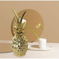 thumbnail image 6 of First of a Kind Gold Ceramic Pineapple Decorative Centerpiece Display Decor for Living Room, Bedroom, Office, Kitchen. Pineapple Stoneware Bookshelf Decorative Object., 6 of 7