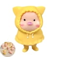 thumbnail image 5 of Dserhfy Mini Pig Figurines Cartoon Miniature Pig Toy Cute Piglet Cake Toppers for Home Office Desk Birthday Party Decoration, 5 of 8
