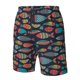 thumbnail image 4 of Fotbe Colorful Fish Trajes de Baño Estampados para Hombre, Shorts de Verano de Secado Rápido, Ropa de Playa, Bañadores-Large, 4 of 6