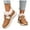 Brown, variant on Snow Sneakers for Women Suede Platform Winter Boots Slip on Loafers Arch Support Casual Outdoor Plush Short Booties Brown 8.5