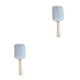 thumbnail image 4 of Minnieouse Cepillo de pelo Peine portátil Antiestático Peluquería Peines multifuncionales Navidad Peluquería Accesorios Crema azul azul crema 2piezas, 4 of 6