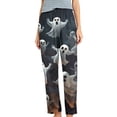 thumbnail image 2 of Jovrlynd Womens Pajama Pants Plus Size Halloween Print Stretchy Sleep Pants with Pockets Casual Soft Pajama Bottoms, S-5XL, 2 of 5