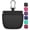 Black, variant on Unbranded【One-Hand Access Silicone Dog Treat Pouch, Small Pocket Sized Training Pouch with Pull Tab & Auto Closing Lid for Easy Pet Training & Walking (Purple)