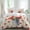 Yellow, variant on Red Tulip Flowers Set of 4 Bedding Quilt Covers, Spring Floral Vintage Drum Country Yellow 4-Piece Bed Sheet Set with Extra Soft Bed Sheets Quilt Cover Pillowcase, Twin
