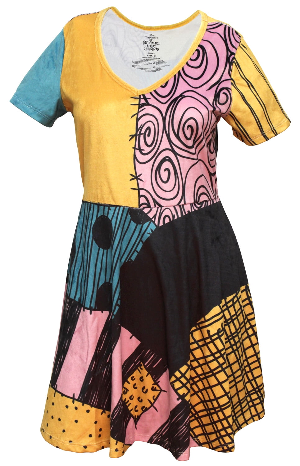 Sally's Dress From The Nightmare Before Christmas The Nightmare Before Christmas Juniors' I Am Sally Velvety Costume