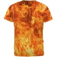 thumbnail image 2 of flames all over adult t-shirt, 2 of 2