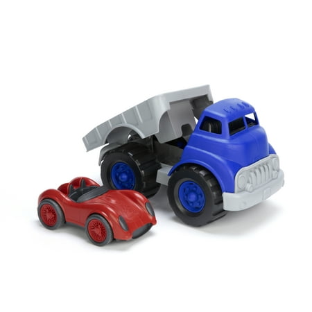 Best Green Toys Flatbed Truck and Race Car deal Best Green Toys Flatbed Truck and Race Car deal