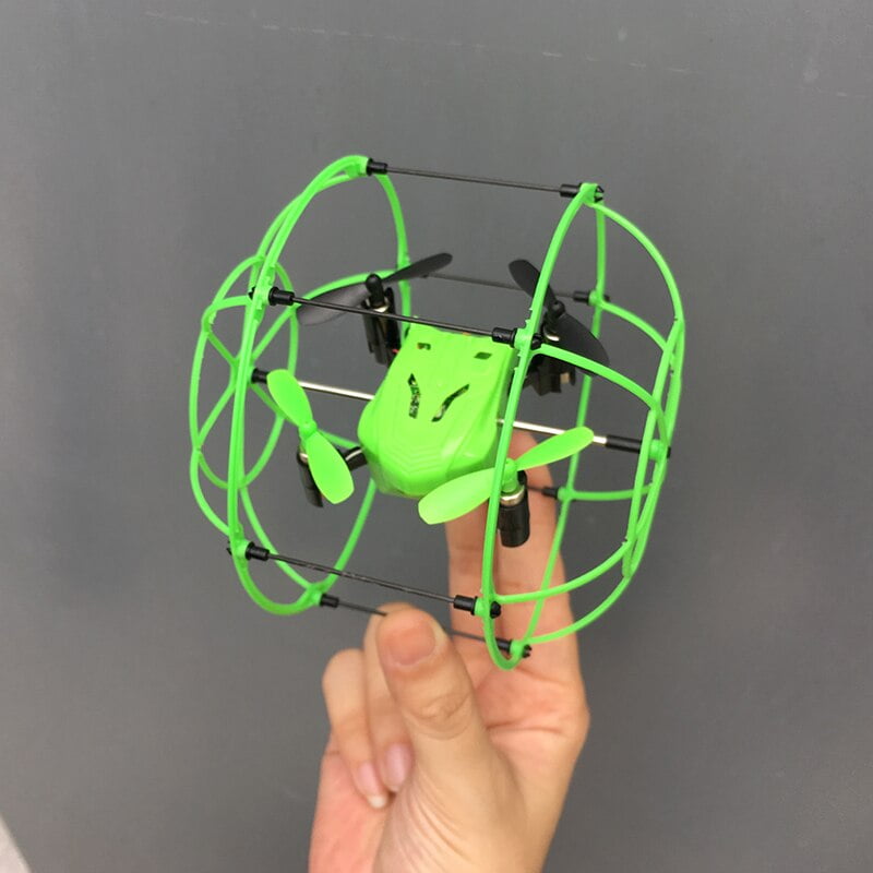 2.4G Mini RC Drone Ball With LED Light 3D Flip Roller Quadcopter Fixed Height Helicopter Professional Dron Toys for boys Walmart