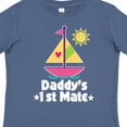 thumbnail image 4 of Inktastic Daddys First Mate Girls Nautical Sailboat Girls Toddler T-Shirt, 4 of 5