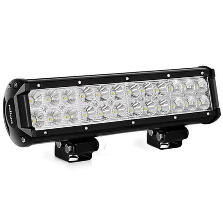 LED Light Bar Nilight 12 Inch 72W LED Work Light Spot Flood Combo LED Lights Led Bar Driving Fog Lights Jeep Off Road Lights Boat Lighting ,2 Years (Best Led Driving Lights)