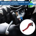 thumbnail image 3 of Unique Bargains Short Brake Clutch Levers for Kawasaki ZX10R 2004-2005 6 Position Adjustable Motorcycle Handlebar Brake Lever Aluminum Alloy Red 1 Pair, 3 of 7