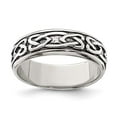 thumbnail image 3 of 925 Sterling Silver Design Ring Size 11, 3 of 5