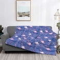 thumbnail image 2 of Fuzoiu Flamingo Print Flannel Blanket,Throw Blanket,Flannel Home Decor,Fleece Bed Blankets,Cozy Soft Blanket for Bed, Sofa, Camping, and Travel-50"x40", 2 of 6
