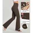 thumbnail image 3 of Pantalones de yoga IUGA Bootcut para mujer de cintura alta con bolsillos, 3 of 6