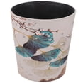 thumbnail image 1 of 1 cesta de basura de cuero., 1 of 3