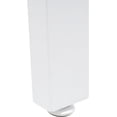 thumbnail image 6 of Metal Table Legs 28Inch Heavy Duty Metal Trapezoid Desk Legs with Adjustable Feet Pads for Dining Table, Coffee Table, End Table, Kitchen Furniture Legs, Outdoor Table Legs, Set of 2, White, 6 of 9