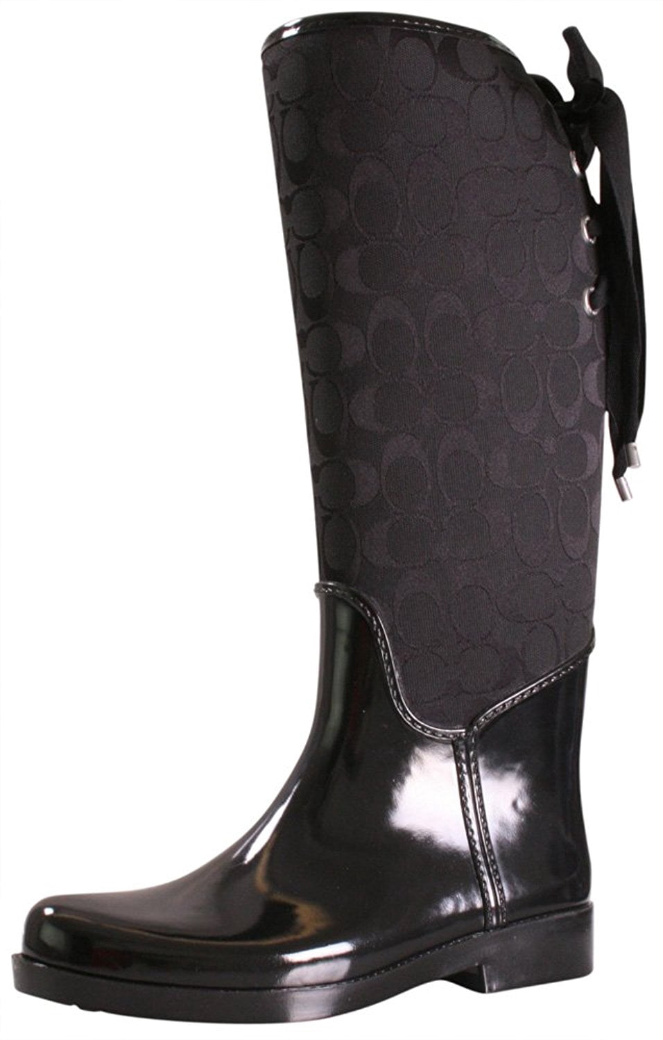 coach tristee rain boots size 8