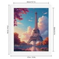 thumbnail image 2 of Paint by Numbers Kit for Adults, Eiffel Tower Sunset Blossoms Paint by Numbers, Easy Paint by Numbers Kit for Adults Beginner, DIY Adult Paint by Number Kits on Canvas, Home Decor, 2 of 7