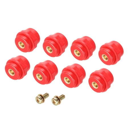 

Insulator 8pcs SM25 High Strength Standoff Insulators with M8 Screw for Power Distribution Cabinet