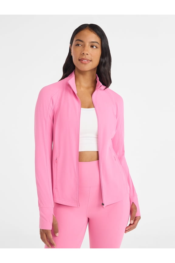Women's and Women's Plus SoftSculpt Zip Up Active Jacket, Sizes XS-4X