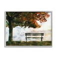 thumbnail image 4 of Stupell Industries Quiet Autumn Park Bench and Tree Surrealist Illustration,20 x 16, Design by Ziwei Li, 4 of 5