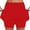 #005-Red, variant on GIPQJK Womens Active Performance Skorts Athletic Stretchy Elastic Waist Skorts Skirts Fake Two Piece Trouser Folwy Soild Color Tennis Skirt Perfect for Running Training,Orange L