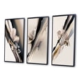 thumbnail image 3 of Designart "Meticulously Rendered Beige Orchid Blossoms III" Floral Orchid Framed Wall Art Set Of 3 - Beige Orchid Frame Gallery Wall Set For Home Decor, 3 of 6