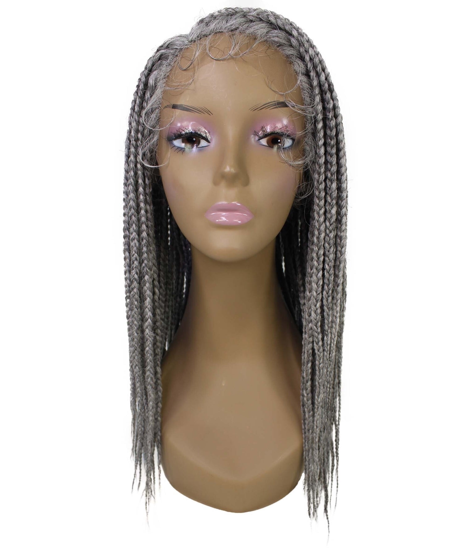 LUXLUXE Ginger Wig for Women, Samone Curly Braided 21 in Long Braided Wig, Beauty Heat Resistant Fiber