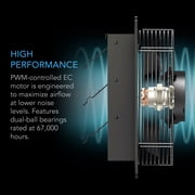 AC Infinity AIRLIFT T20, Shutter Exhaust Fan 20 with WiFi App-Compatible Temperature Humidity Controller – Wall Mount Ventilation and Cooling for Sheds, Attics, Workshops