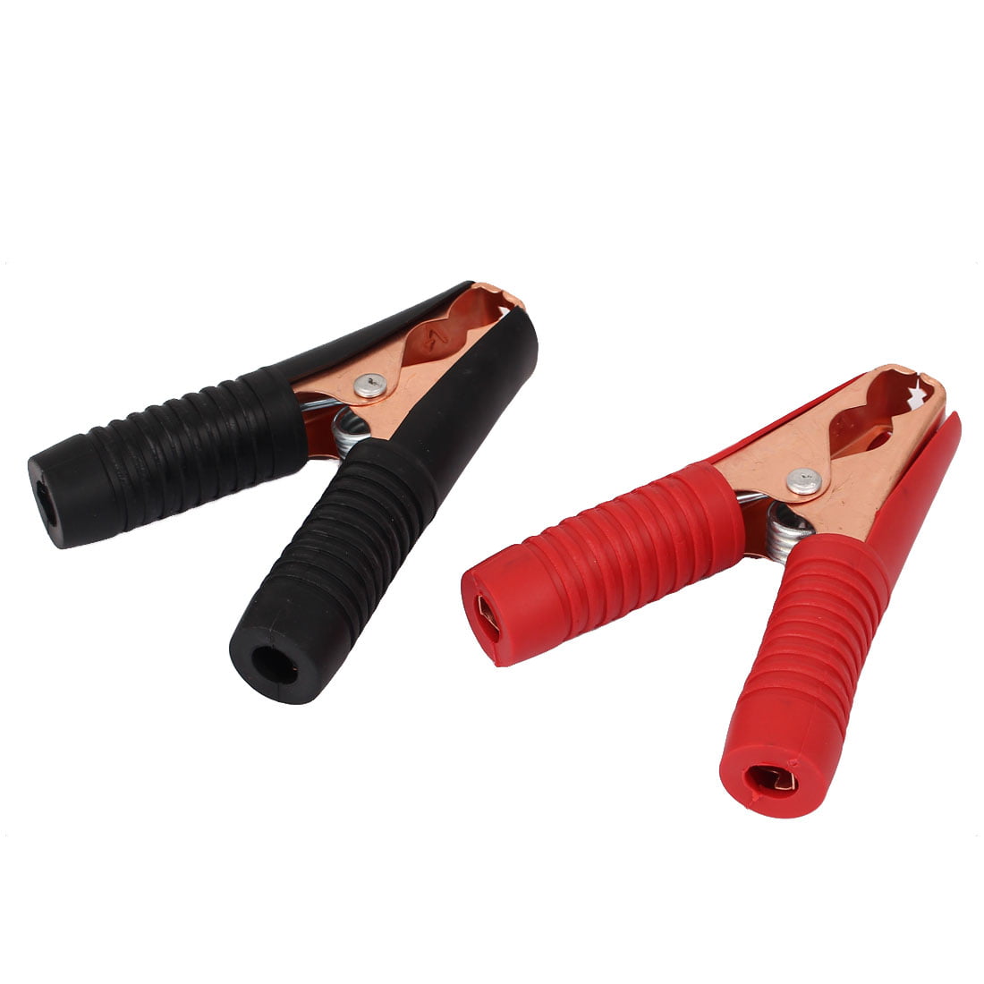 2 Piece Red Black Handle Alligator Test Clamp Battery Clip 1500A for Car 