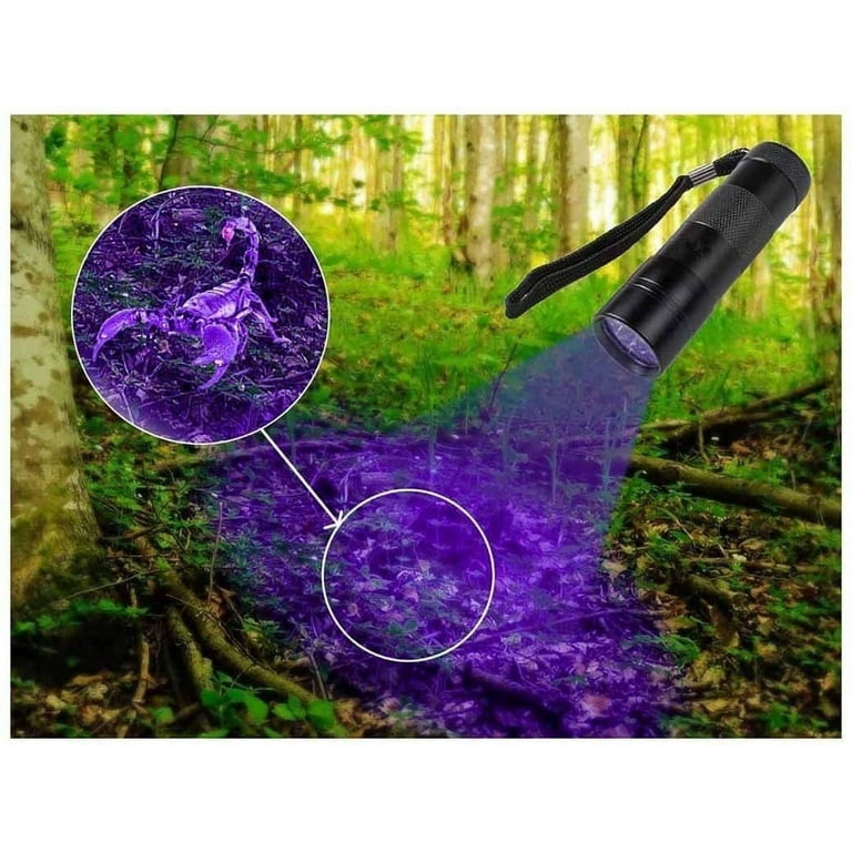 GLBSUNION UV Flashlight Black Light, 128 LED 395 NM Ultraviolet Blacklight  Pet Urine Detector for Dog/Cat Urine, Dry Stains, Matching with Pet Odor  Eliminator for Home Hotel Camping Leaks Cosmetic 
