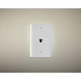 thumbnail image 2 of PASS & SEYMOUR Wall Plate, Phone Jack, White Nylon TPTE1WCC12, 2 of 4
